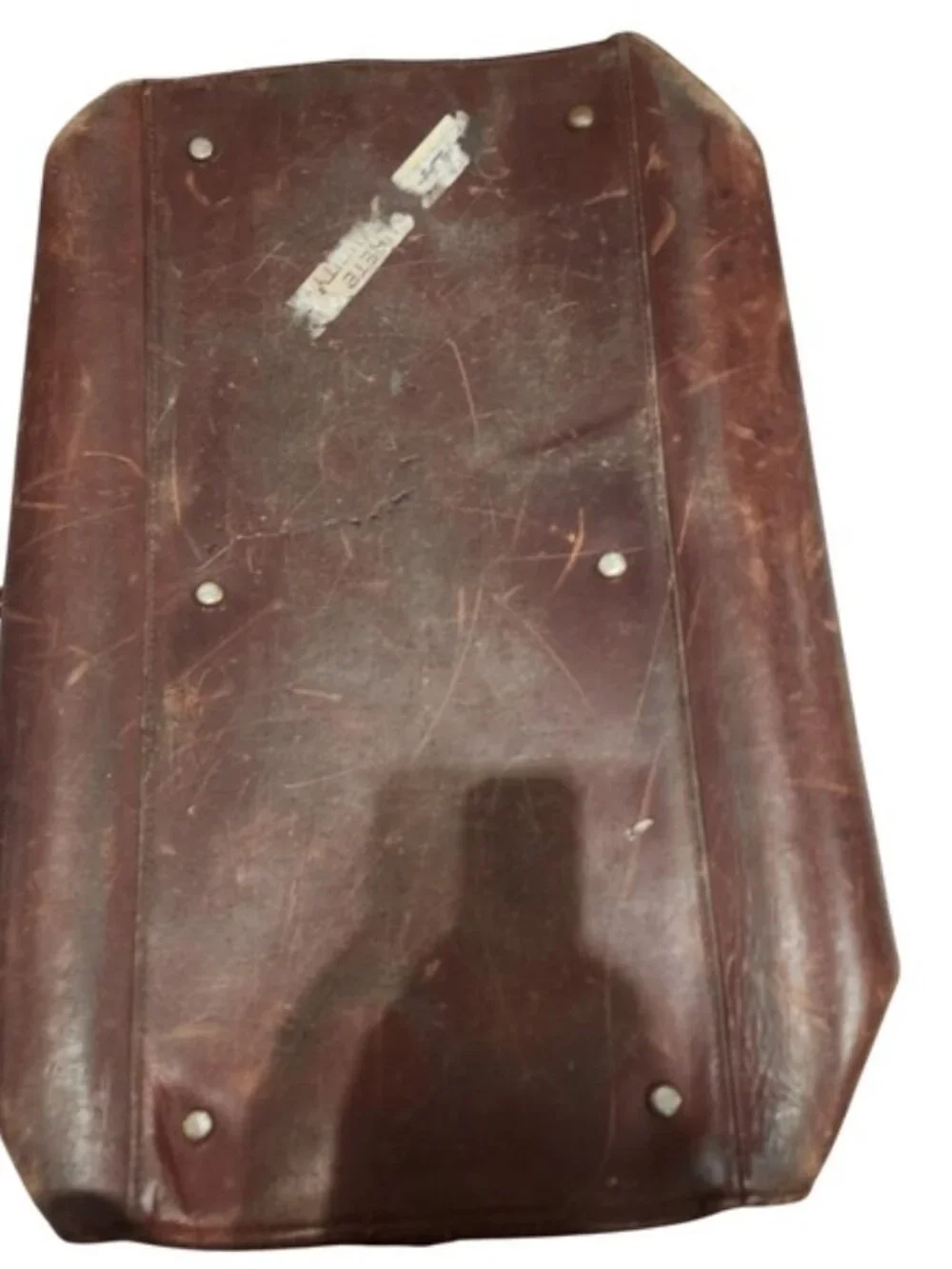 1940s Leonhard Heyden Leather Doctor Bag Handmade Germany Vintage Travel Satchel